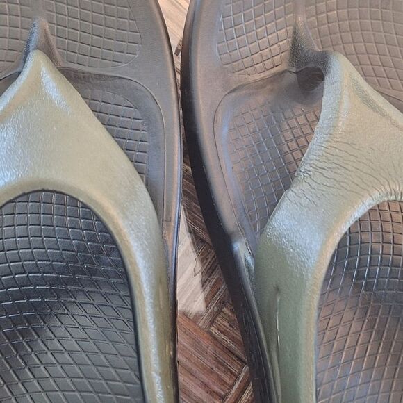 OOFOS OOriginal Sport Recovery Sandals Unisex Tactical Green Men's 9 Women's 11 - Picture 7 of 12